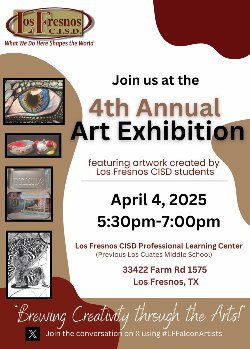 4th Annual Art Exhibition Flyer